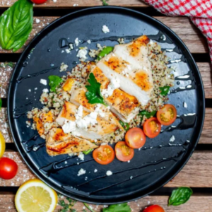 Lemon Lime Chicken Quinoa Salad